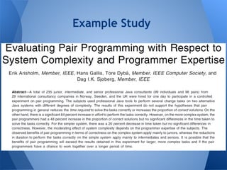 Example Study
 