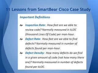 11 Lessons from SmartBear Cisco Case Study
 