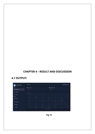 CHAPTER 4 – RESULT AND DISCUSSION
4.1 OUTPUT:
Fig 14
 