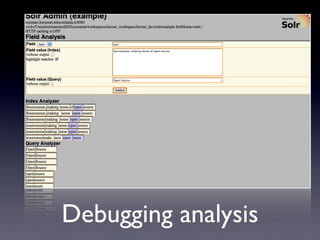 Debugging analysis
 