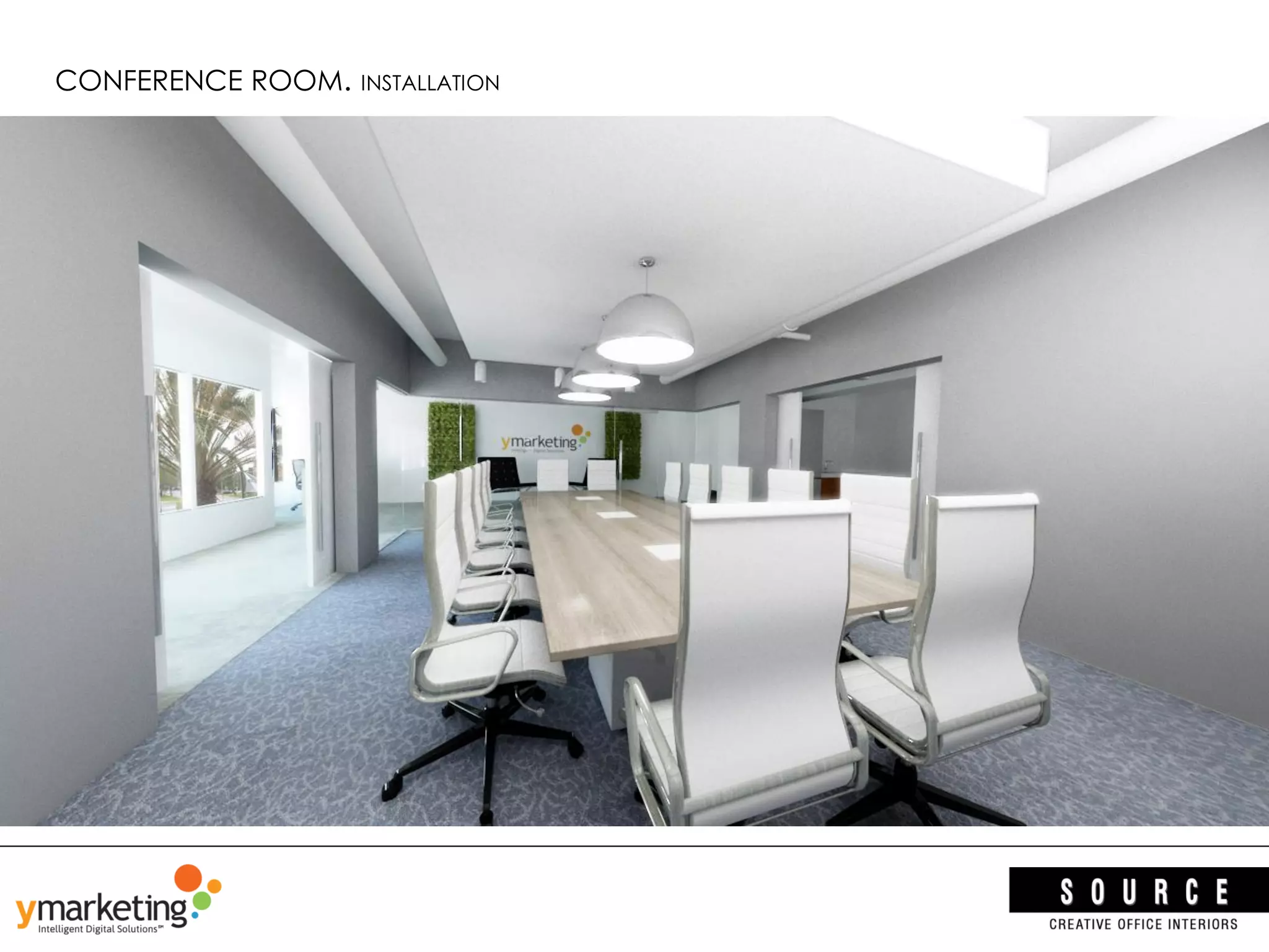 CONFERENCE ROOM. INSTALLATION
 