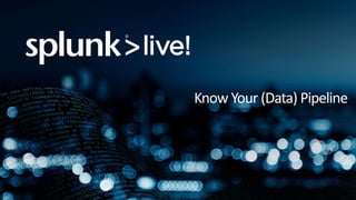 Know Your (Data) Pipeline
 