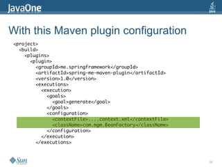 Spring ME JavaOne