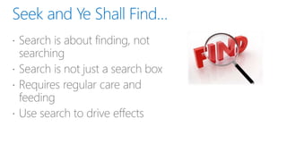 Creating a Great User Experience in SharePoint