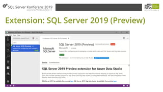Extension: SQL Server 2019 (Preview)
 