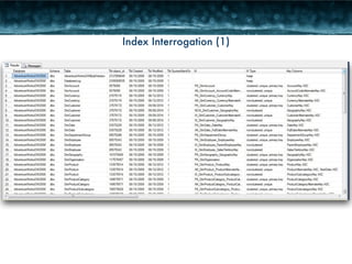 Index Interrogation (1) 
 