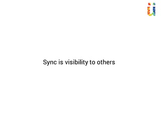 How to sync?
 