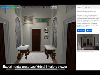 Experimental prototype Virtual Interiors viewer
 