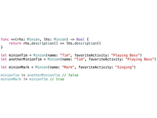 Learning.... Swift functions!