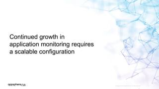 Copyright © 2015 AppDynamics. All rights reserved. 7
Continued growth in
application monitoring requires
a scalable configuration
 