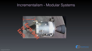(C)opyright Dave Farley 2017
Incrementalism - Modular Systems
EarthOrbit
to
Earth
 