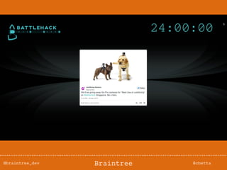 @braintree_dev @cbettaBraintree
 