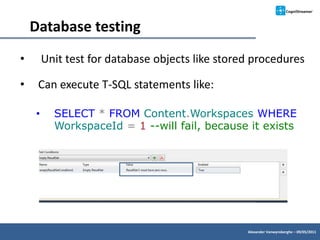 An email to inform about the bug	(configured using TFS Alert Explorer)The performed testcase with completed steps