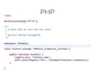 PHP
 