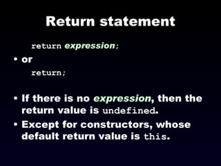 The JavaScript Programming Language