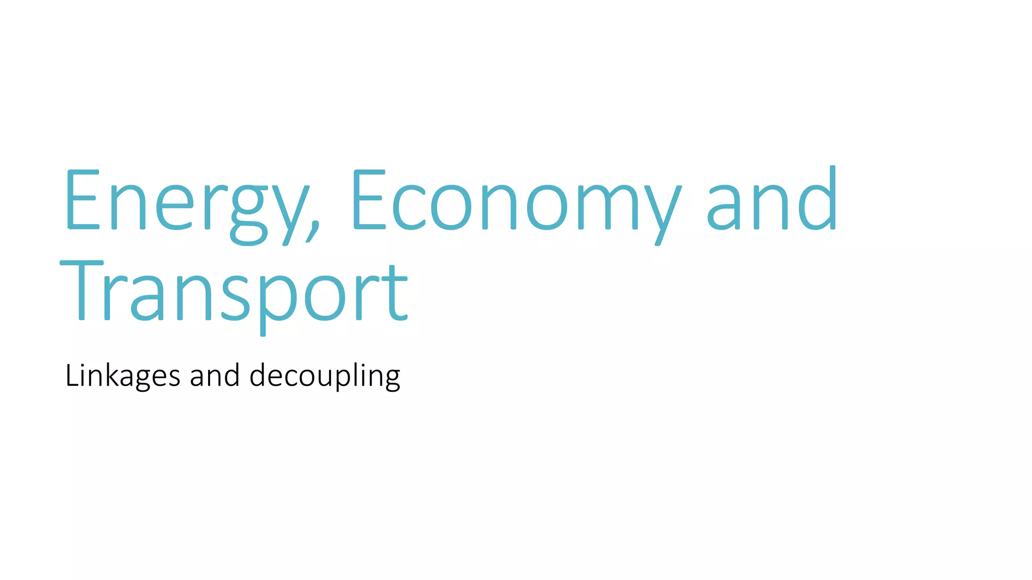 Transport and Mobility - Fact and Fiction - Part 2