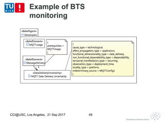 Example of BTS
monitoring
CCI@USC, Los Angeles, 21 Sep 2017 49
 