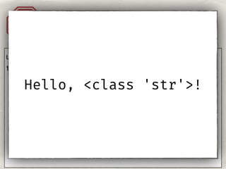 Injection. Templates.A1
user = "{{''}}"
template = ‘Hello, %s!' % user
Hello, <class 'str'>!
 