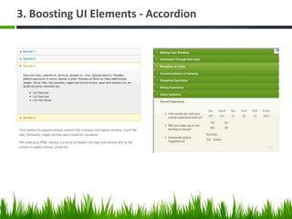 3. Boosting UI Elements - Accordion
 