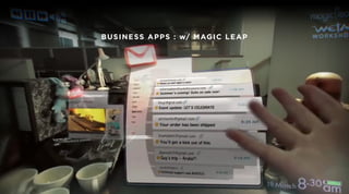 BUSINESS APPS : w/ MAGIC LEAP
 