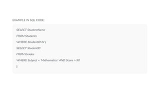 unit 3 sql and non sql ppt and presentation.pptx