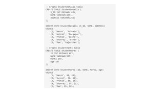 unit 3 sql and non sql ppt and presentation.pptx