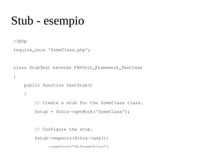 ClassTest estende PHPUnit_Framework_TestCase. 