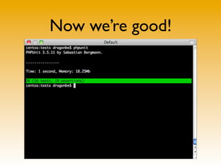 Now we’re good!
 
