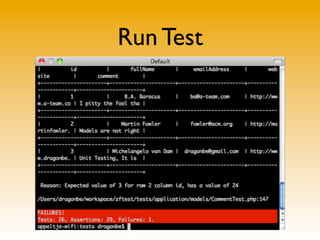 Run Test
 