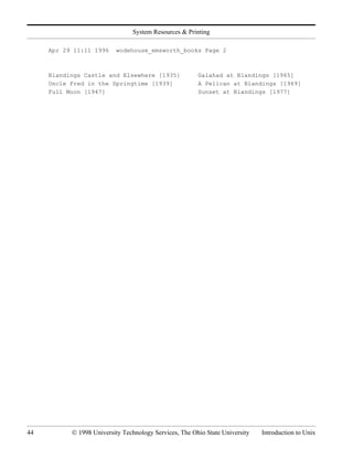 Unix Book