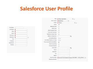 Salesforce User Profile
 