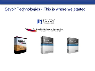 Savoir Technologies - This is where we started 
 