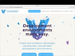 A brief introduction to Vagrant – 原來 VirtualBox 可以這樣玩