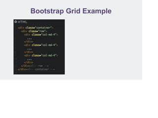 Bootstrap Grid Example
 