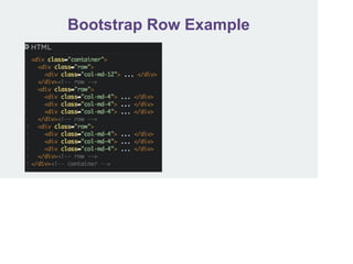 Bootstrap Row Example
 