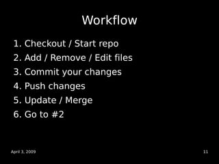 Getting Started with (Distributed) Version Control