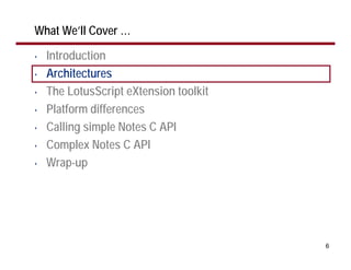 Calling The Notes C Api From Lotus Script