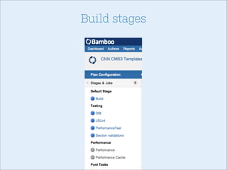 Build stages

 