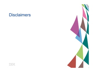 Disclaimers
 