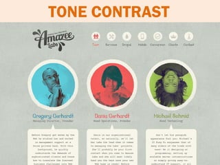 TONE CONTRAST
 