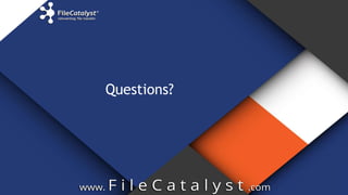 Questions?
 