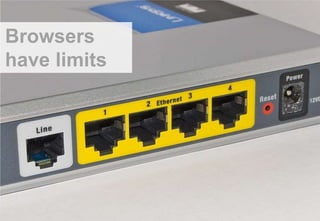 Browsers
have limits
 