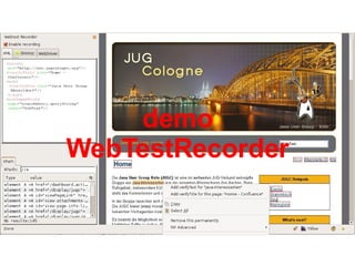 demo WebTestRecorder 