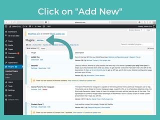 Click on "Add New"
 