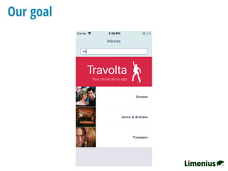 Our goal
 