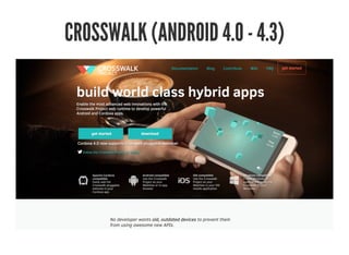 CROSSWALK (ANDROID 4.0 - 4.3)
 