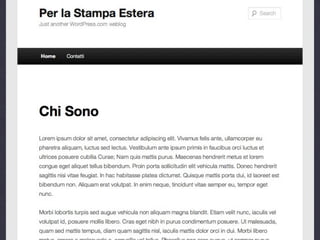Utilizzare WordPress come un sito web (non un blog)