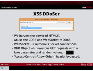 OWASP Xenotix XSS Exploit Framework v3 : Nullcon Goa 2013