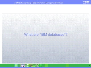 What are “IBM databases”? 