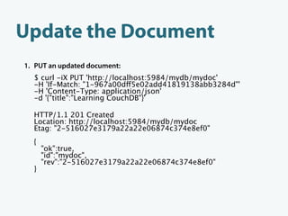 ZendCon 2011 Learning CouchDB